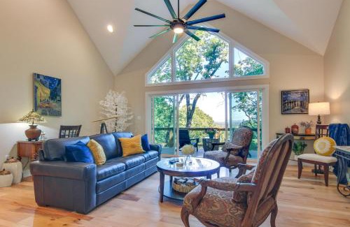 Hendersonville House | Modern Hendersonville Home Deck and Mountain Views!