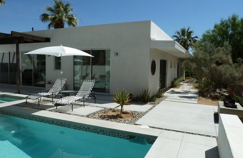 Palm Springs House | Modern Hillside Retreat+Private+Great Views+Wind-Protected +Paradise!