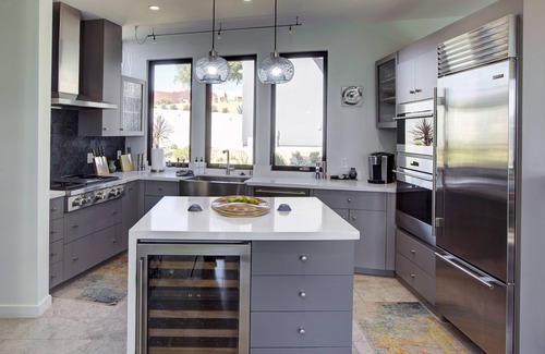 Santa Rosa House | Modern Hilltop Oasis with the Best Mountain Views, Sunken Hot Tub & Sauna