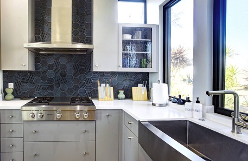 Santa Rosa House | Modern Hilltop Oasis with the Best Mountain Views, Sunken Hot Tub & Sauna
