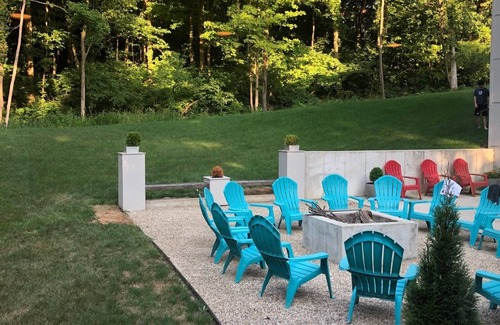 Benton Harbor House | Modern home in the woods close to Berrien Springs, St. Joseph, and South Bend