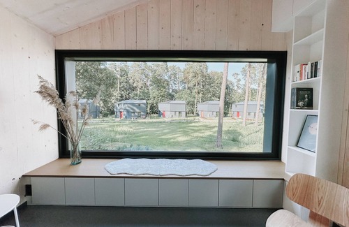 Postheim House | Modern house for 6 adults & 4 children with fireplace, roof terrace on the Lübbesee.