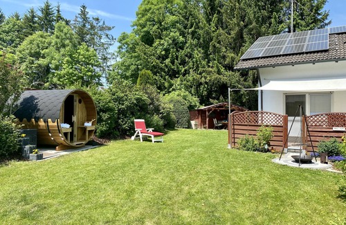 Bayersried Condo | Modern large apartment with own sauna and fireplace in Allgaeu ideal for kids