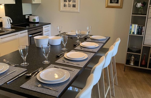 Seefeld in Tirol Apartment | Modern luxury 2 bedroom ground floor apartment with outside terrace and garden