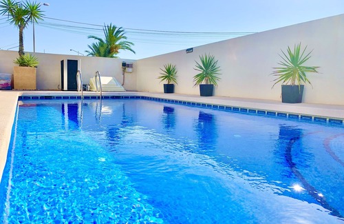 Bolnuevo Villa | MODERN LUXURY BEACH VILLA WITH PRIVATE POOL, SEA VIEW, WIFI. AIR CON IN BOLNUEVO