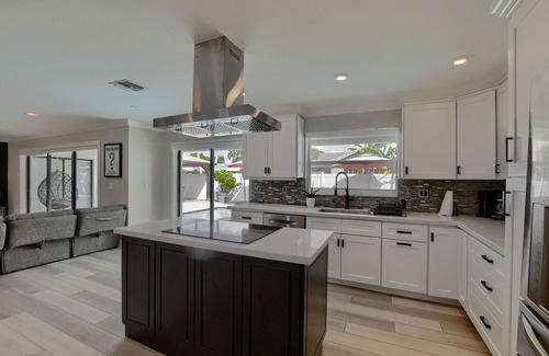 Deerfield Beach House | Modern open floor plan, 3-bedroom home, with pool and updated amenities