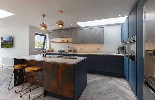 Bude House | Modern rear extension with open plan living and brand new backyard sauna.