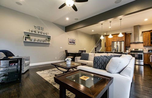 Dubuque House | Modern townhome with river views in historic Dubuque!