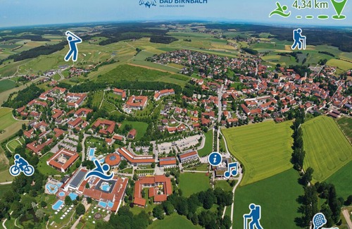 Bad Birnbach Apartment | Modernes Appartement in Asenham mit Südbalkon