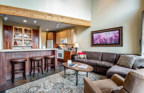 Dillon House | Mountain View Townhome w/Private Deck, Gas Grill, WiFi, & Gas Fireplace