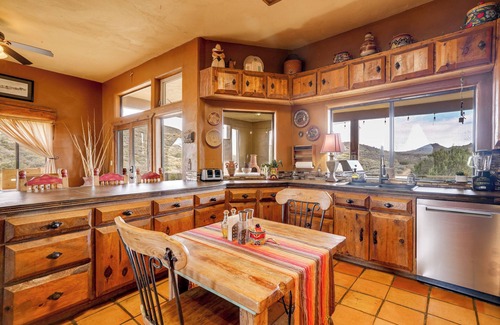 Dewey-Humboldt House | Mountain Views & Grill Space: Adobe Arizona Home