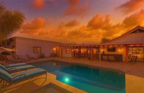 Paradise Valley Village House | Multi-Million Dollar Estate, Pickle Ball, Heated Pool, Spa, B-Ball, Putt-Putt