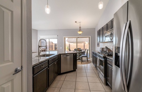 Casas Adobes House | Mystic Mirage is truly a desert oasis with pool and mountain views.