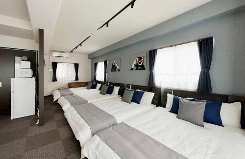 Hiroshima City Centre Apartment | Nagomi by b hotel - 1 BR Apt on the 9th flr with City view for 10 Ppl
