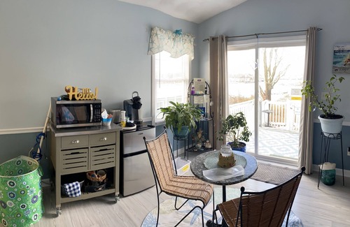 Warwick Apartment | Nautical, romantic suite w/deck overlooking Warwick Neck Cove, pet-friendly!