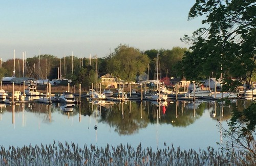 Warwick Apartment | Nautical, romantic suite w/deck overlooking Warwick Neck Cove, pet-friendly!
