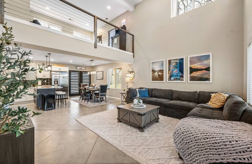 Nancy House | Near lake/boat ramp, hot-tub, fire-pit, king suite