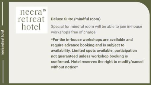 Tha Talat Hotel | neera retreat hotel