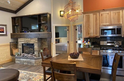 Island Park Cabin | NEW and Stylish Cabin, designed for your Comfort! Private Hot Tub, and More!