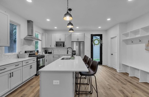 Mapleton/Fall Creek House | NEW! Brand-New 4BR | Unique Design Near Downtown Indy