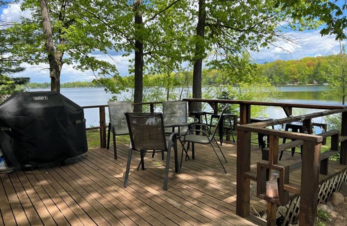 Bone Lake House | NEW - Lakefront house 30 feet from waters edge