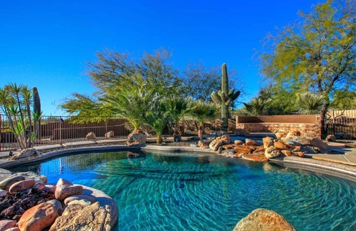 Pinnacle Peak House | New Listing! Custom Home 2 ACRES+ True Indoor-Outdoor Living!
