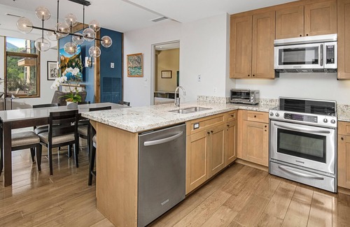 Avon Condo | New Listing! Riverfront Luxury Resort/Spa/Ski In-Ski Out Condo