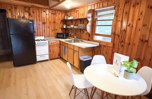 Branch Cabin | New listing! Rustic 6-cabin resort on Long Lake with a beach and waterslide