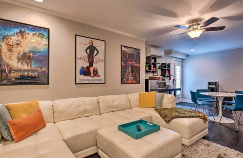Covington Apartment | NEW! Modern Covington Apartment - Walk to Square!