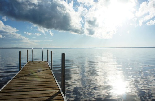 Onaway Cabin | New Private Lakefront Cottage on Black Lake