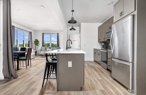 Traverse City Condo | NEW Slabtown Suites 304
