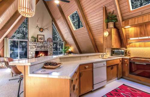 Fern Valley Cabin | NEW! The Far Out- Pet friendly- A Frame cabin in the woods with hot tub