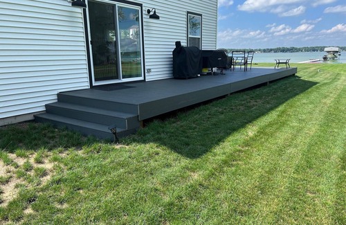 Sheridan charter Township Cottage | Newer build 3-bedroom cottage on peaceful Fremont Lake with AC, WiFi