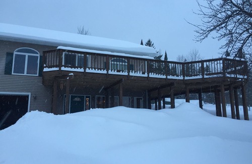 Houghton House | Newer home-4 Seasons-Canal Views-Fireplace-Huge Deck-Great Location in Houghton