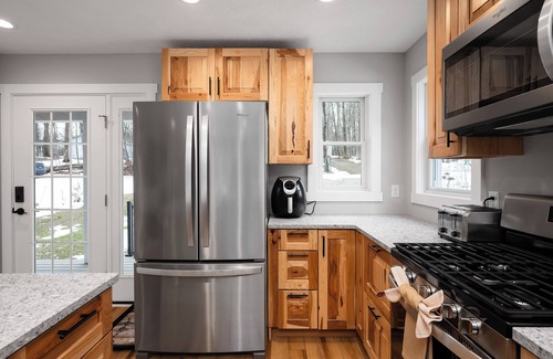 Lake Ann House | Newly built modern gem w/Sanford Lake access close to Traverse City & Dunes