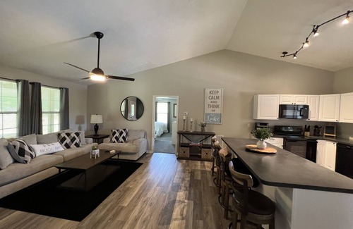 Monticello Cottage | Newly remodeled, handicap accessible overlooking pool , play area