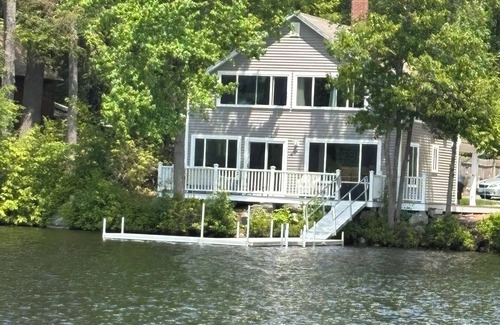 Fitzwilliam House | Newly renovated lake front home with dock and sunset views of Laurel Lake