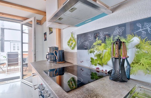Schieder-Schwalenberg Apartment | Nice apartment for 4 guests with WIFI, TV, balcony and pets allowed