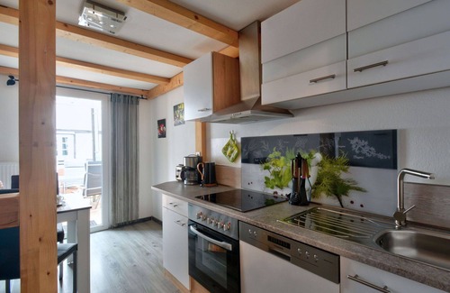 Schieder-Schwalenberg Apartment | Nice apartment for 4 guests with WIFI, TV, balcony and pets allowed