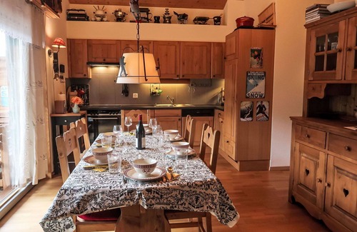 Ormont-Dessus Apartment | Nice apartment for 6 guests with WIFI, TV, balcony and panoramic view