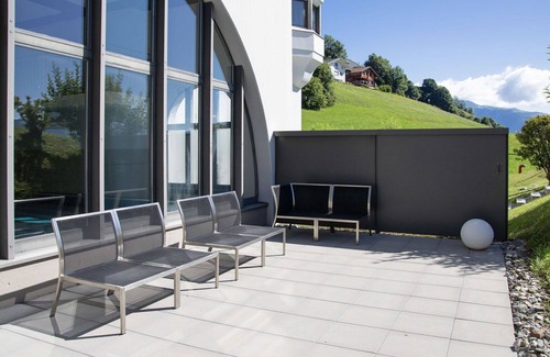 Falera Apartment | Nice apartment for 5 people with pool, WIFI, TV, balcony, pets allowed and panoramic view