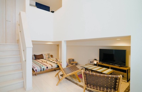 Nishi Ward Apartment | No 201Close to Kumamoto StationEnjoy staying in a campstyleQueen bed TV with video app/Kumamoto Kumamoto