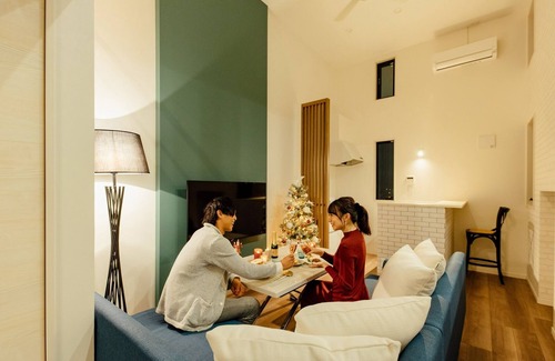 Chuo Ward Apartment | No205Near Kumamoto Station Large sofa Maisonette type with kitchen for 1 to 4 people/Kumamoto Kumamoto