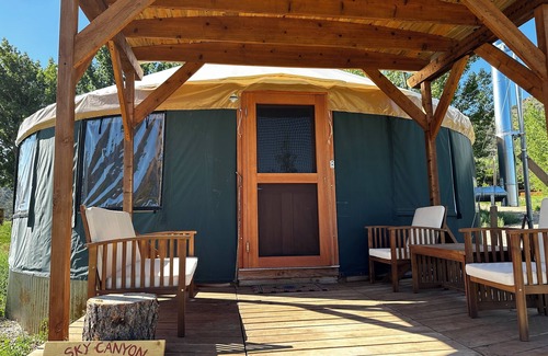 Lewis House | Nomadic Dreams in a Chic Yurt, McElmo Canyon