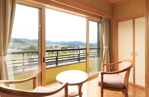Yudanaka Shibu Onsen Hotel | Nonsmoking Japanesestyle room with openair bath Biyunoma River view Room only /Shimotakaigun Nagano