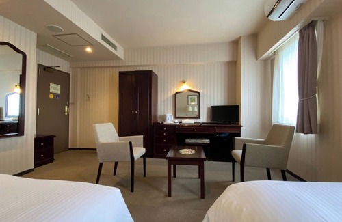 Asaka Hotel | Nonsmoking Twin Room Room only Smile Value St/Asaka Saitama
