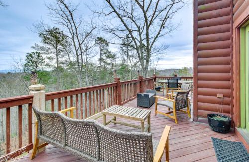 Ranger House | North Georgia Log Home with Long Range Views
