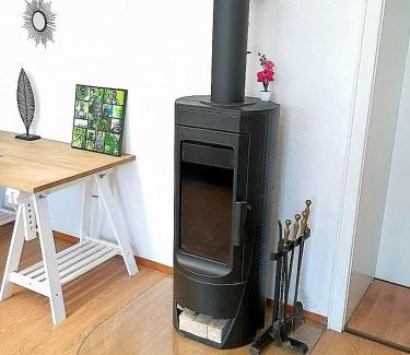 Annaberg-Buchholz House | Nr 3 Großzügiges Kamin-Zimmer mit King-Size Bett im Zentrum WLAN TV gute Laune