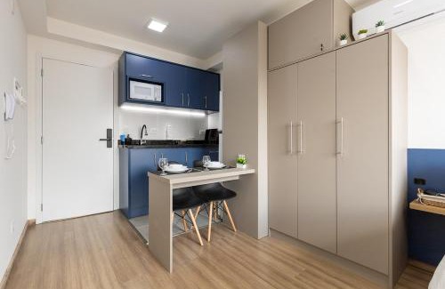 Matriz Apartment | O estiloso no coração da cidade com Piscina e Academia