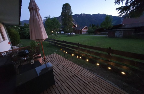 Oberammergau Apartment | Oasis of peace and well-being in Oberammergau, wonderful mountain views, terrace, garage